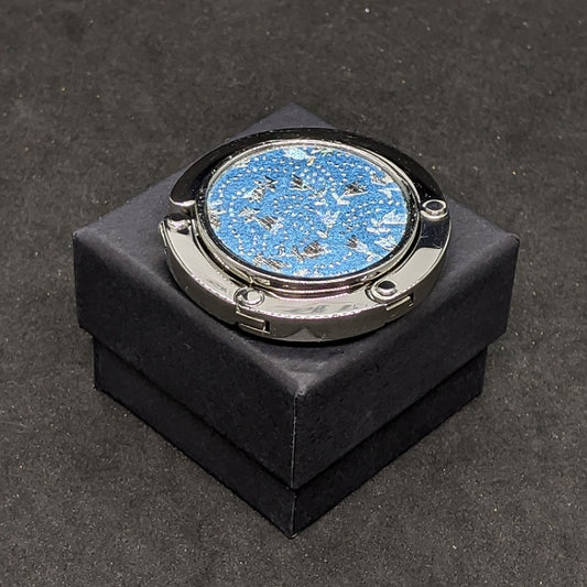 金彩バッグハンガー / 水色箔仕様