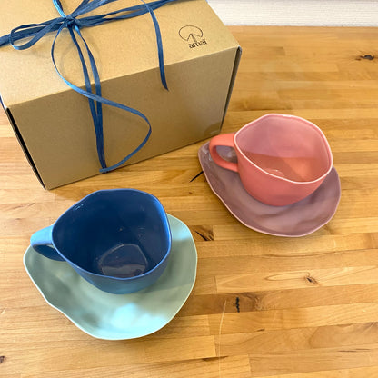 カップ&ソーサー【2個セット/ギフト梱包】