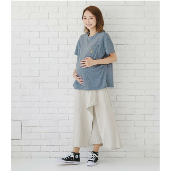 プレーリーオーガニックシンプルT（授乳服）