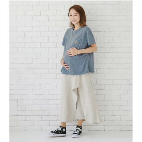 プレーリーオーガニックシンプルT（授乳服）