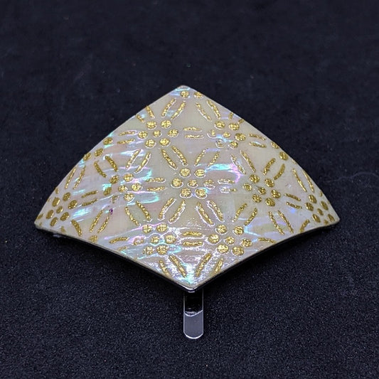 金彩髪飾り / 白螺鈿仕様