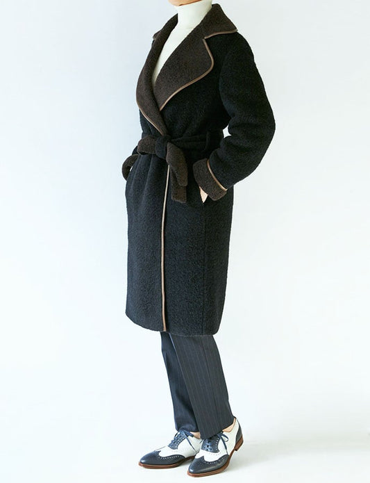 ベビーアルパカダブルフェイスコート