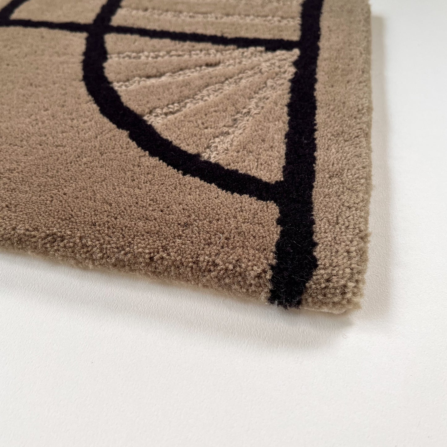 ラグAvenue_ベージュ