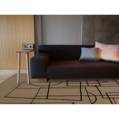 ラグAvenue_ベージュ