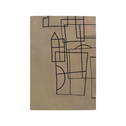 ラグAvenue_ベージュ