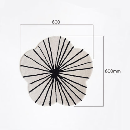 ラグBLOOM_アイボリー