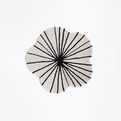 ラグBLOOM_アイボリー