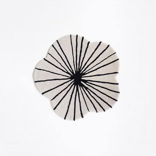 ラグBLOOM_アイボリー