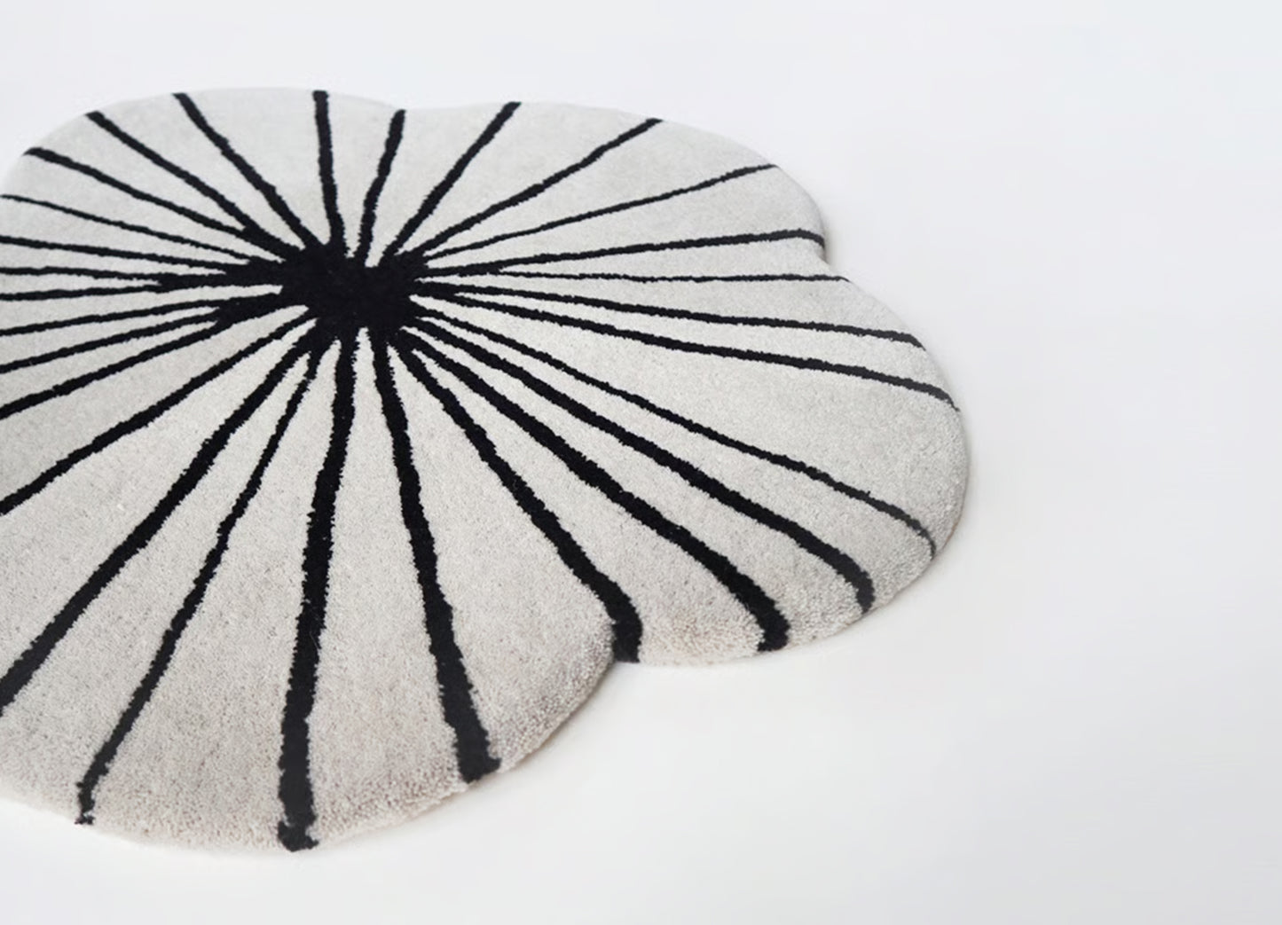 ラグBLOOM_アイボリー