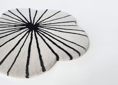 ラグBLOOM_アイボリー