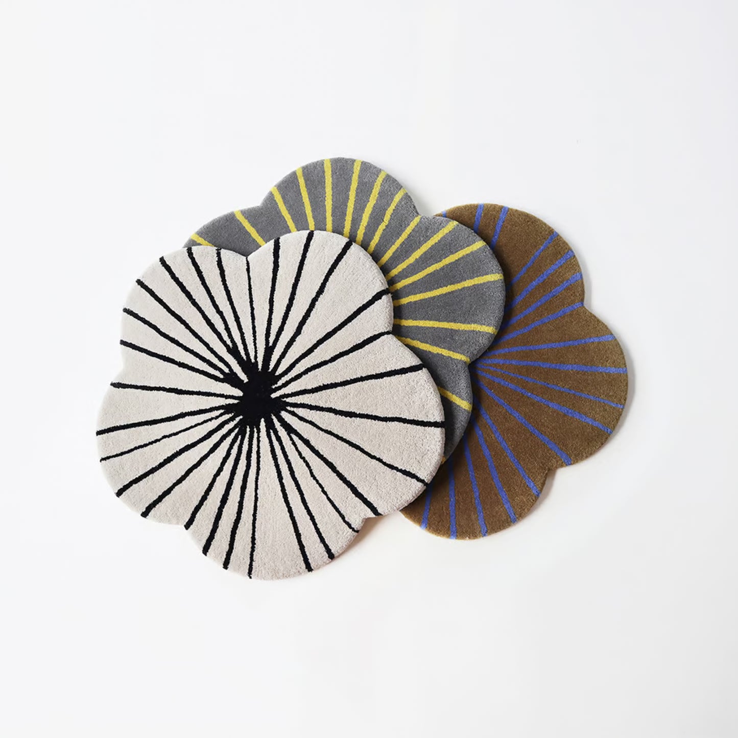 ラグBLOOM_アイボリー