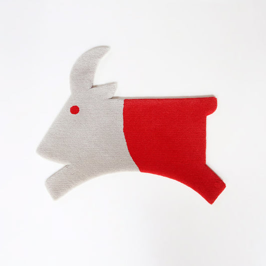 ラグGOAT_レッド