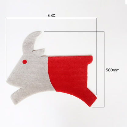 ラグGOAT_レッド