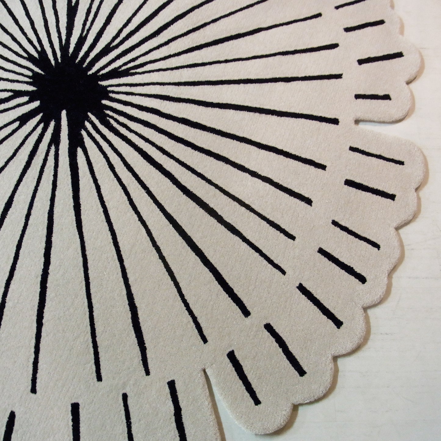 ラグHANA_アイボリー