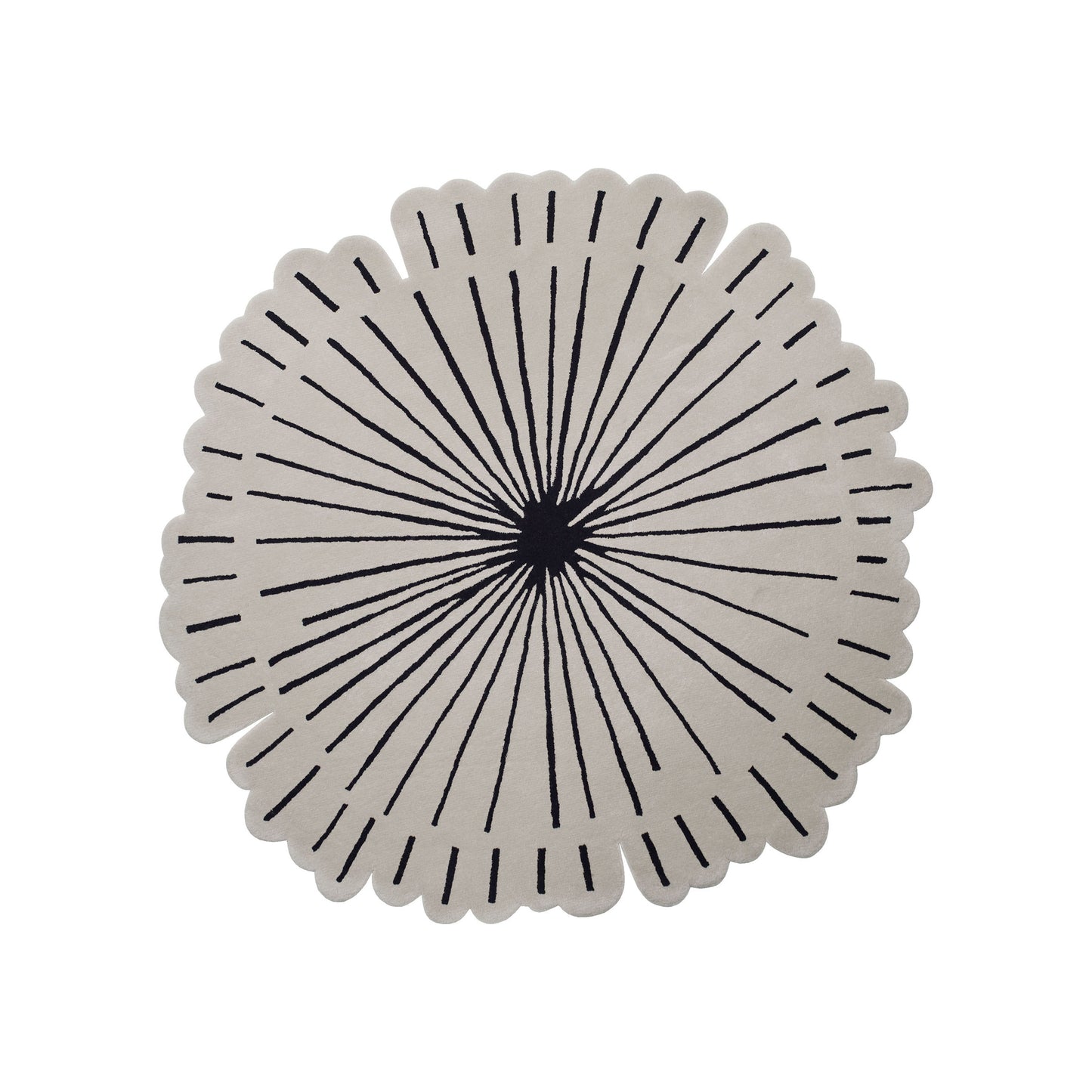 ラグHANA_アイボリー