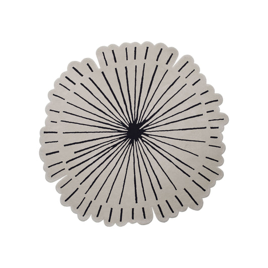 ラグHANA_アイボリー