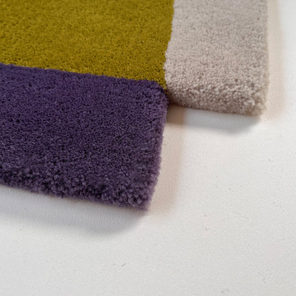 ラグHILL_オリーブブラウン