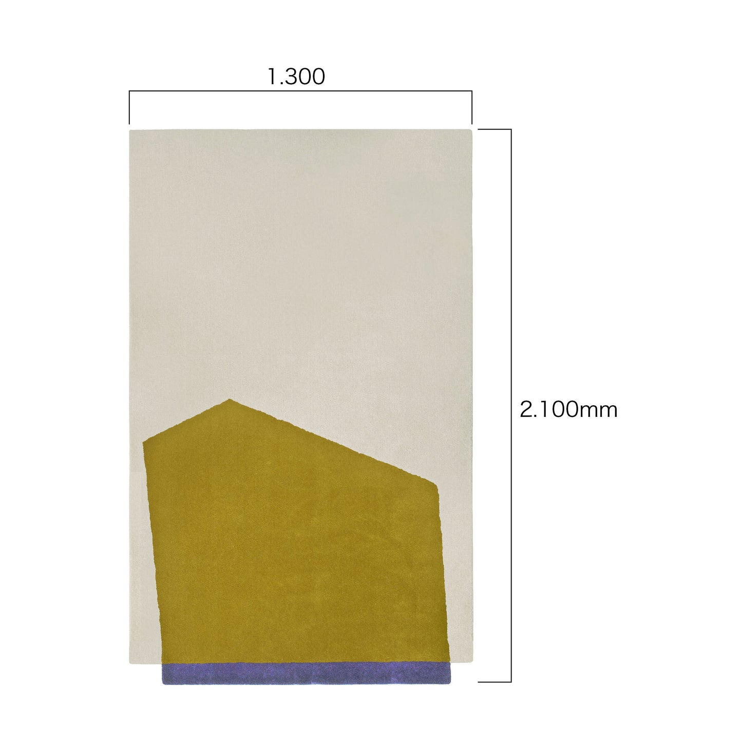 ラグHILL_オリーブブラウン