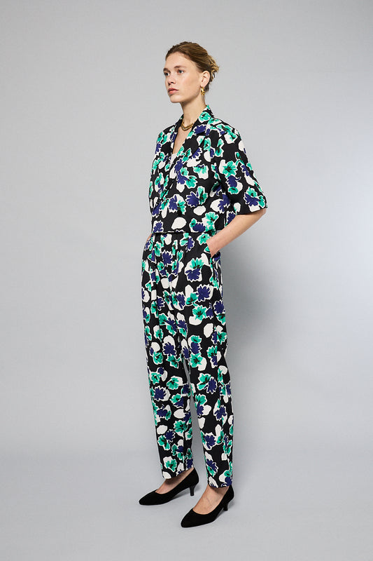 イェレナ・フローラルプリントジャケット