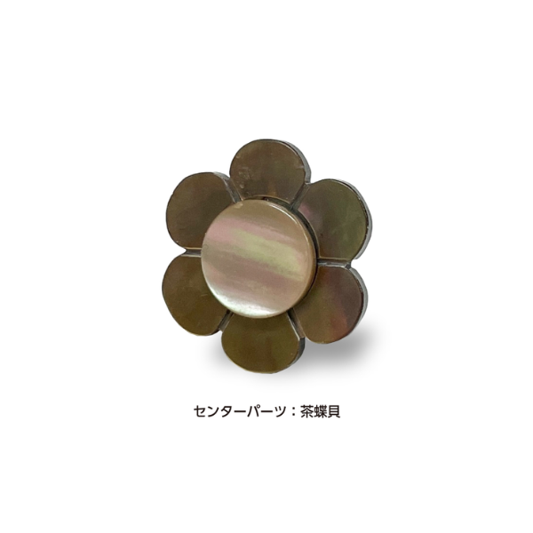 茶蝶貝ブートニエール
