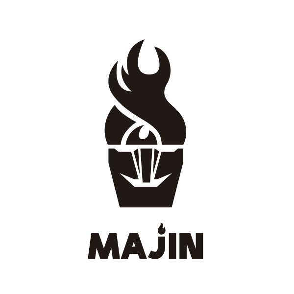 【極厚鉄板】MAJIN ロゴ拡大