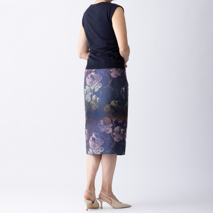 花柄ジャガードスカートMH39