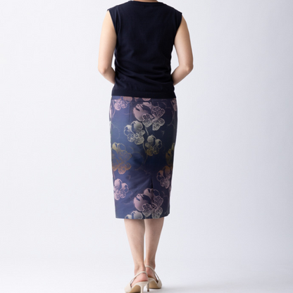 花柄ジャガードスカートMH39