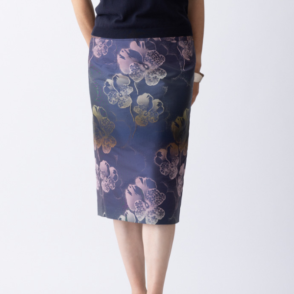 花柄ジャガードスカートMH39