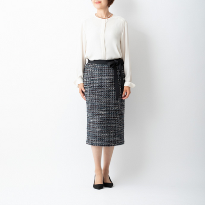 ルサージュツイードスカートMH124