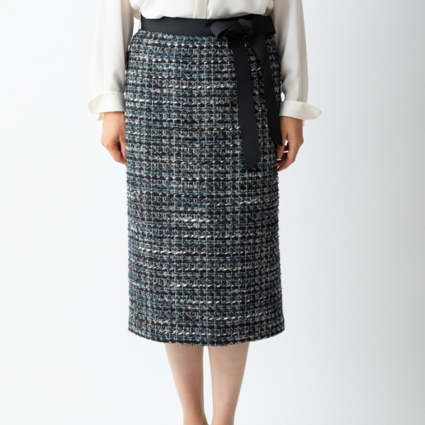 ルサージュツイードスカートMH124