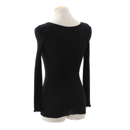 macaroni ウールクルーネックプルオーバー